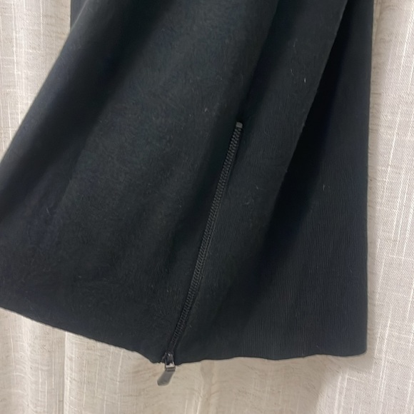 Nanette Lepore Black Sweater Vest with side zippers Size Small EUC - Picture 3 of 11